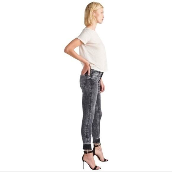 Hudson Nico Super Skinny Crop Jeans in Pepper Size 31 NWT - Picture 2 of 14